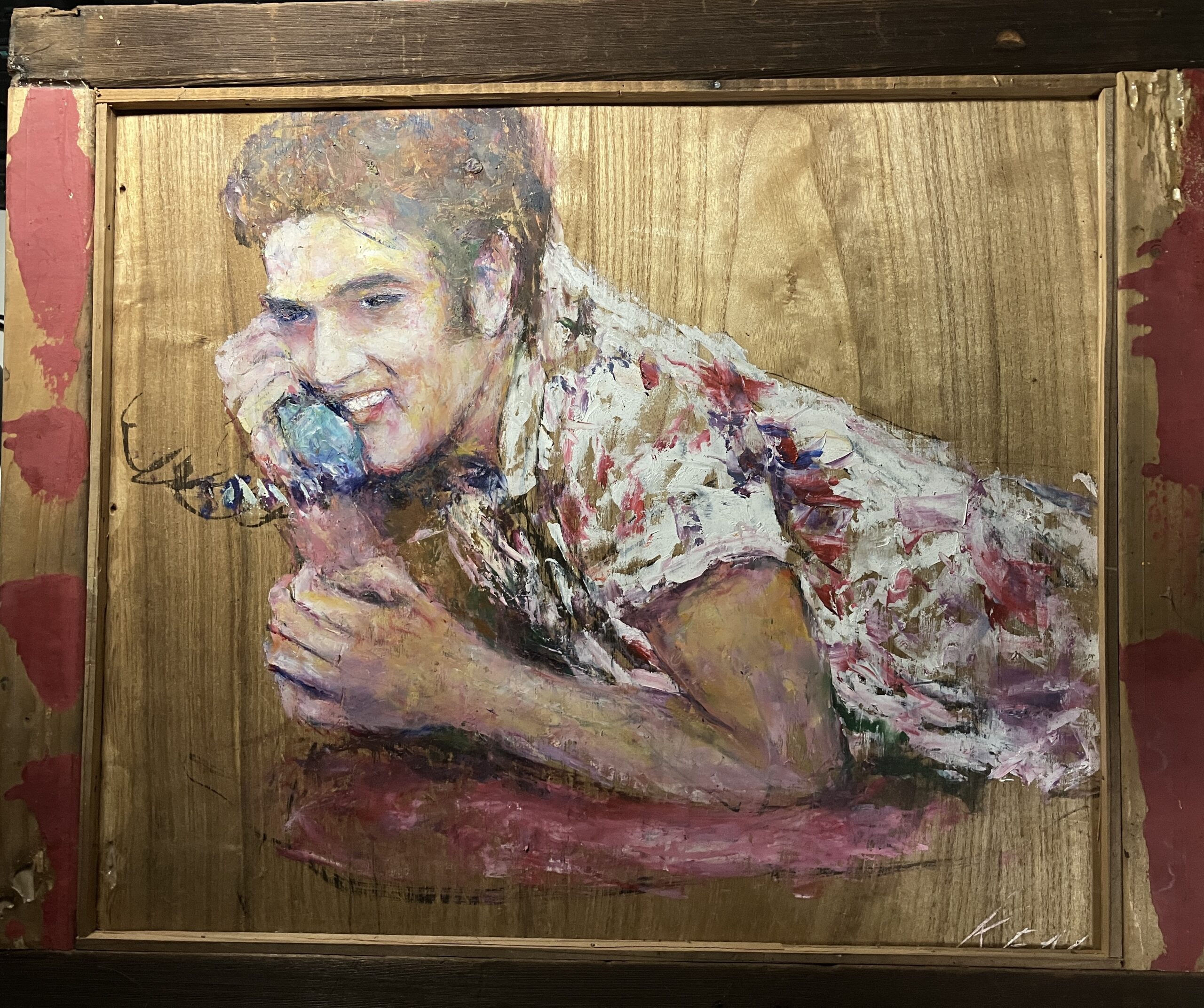 ソファの上のエルビス