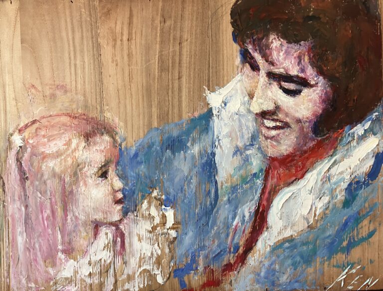 「エルビスとリサマリー愛に生きた父の姿」えかきのつまも心にしみる。